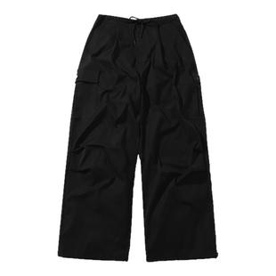 骆驼户外速干伞兵裤女款2026春夏运动登山裤宽松休闲阔腿工装裤子