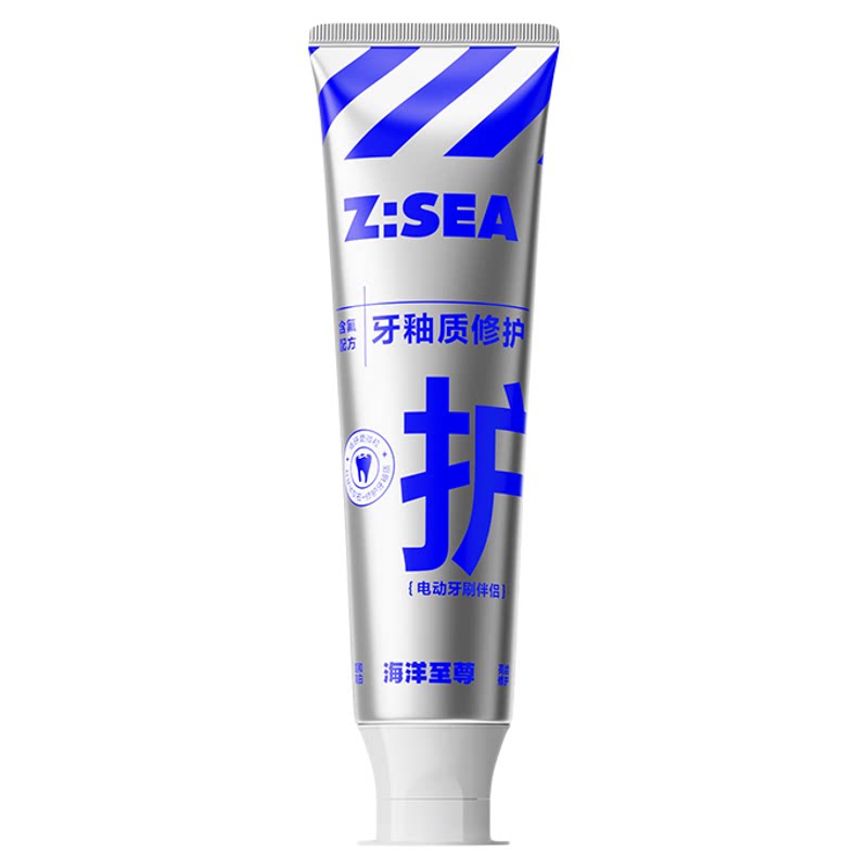 海洋至尊亮齿牙釉质修护牙膏含氟