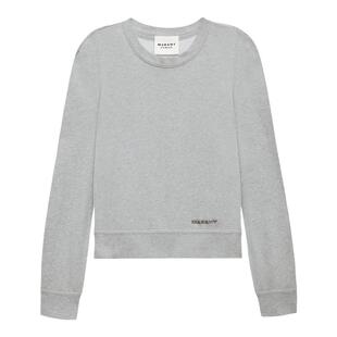 MARANT ETOILE秋冬PRISSA女式纯色内搭针织套头衫灰色