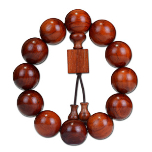 巴西猫眼紫檀红花梨木精品方牌配饰手串2.0手链男女文玩佛珠108颗