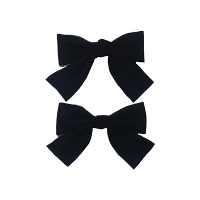 pink金智秀同款丝绒刘海网红发夹