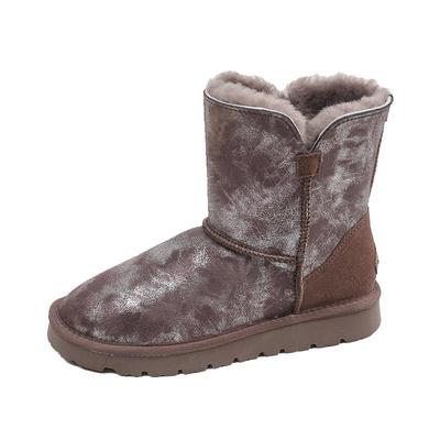 冬季羊毛雪地靴防水防滑保暖