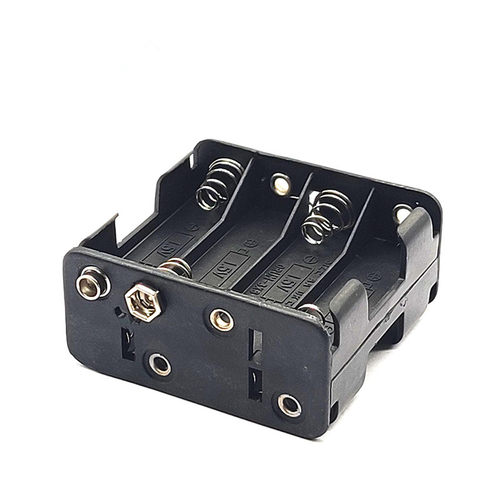 5号8节背叠带9v扣电池盒 8aa背靠背电池盒12v 五号八节