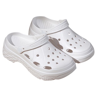 足间舞洞洞鞋女夏季厚底包头拖鞋防滑外穿沙滩凉鞋