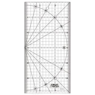 OLFA爱利华本进口直尺滚刀配套尺大型标记尺亚克力透明尺MQR系列