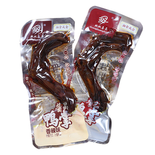 双双朵朵酱品鸭掌香辣味湖南平江特产小包装鸭爪称重500g零食整箱