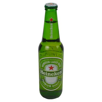 进口喜力啤酒330ml*24瓶装
