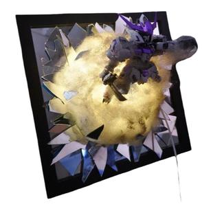 高达破镜模型SDEX万代SD成品DIY拼装玩具Q版巴巴托斯特效MG干将