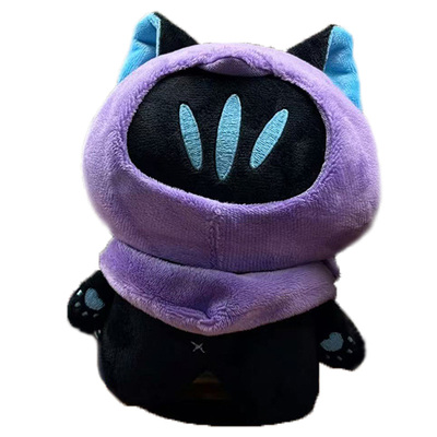 无畏契约幽影猫猫毛绒玩偶挂件