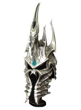 2.0版魔兽巫妖王头盔一比一雕像