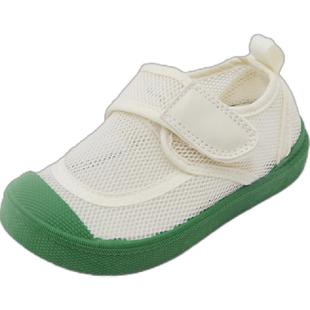 TOPSTAR男女童休闲室内鞋新款透气低帮魔术贴软底儿童网鞋