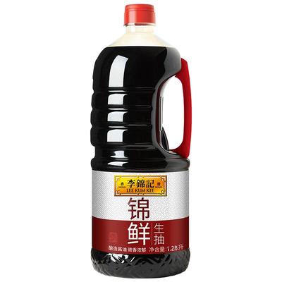 李锦记鲜味生抽1.5kg酿造酱油厨房家用炒菜提鲜调味品凉拌点蘸