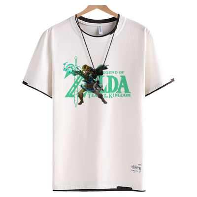 塞尔达传说王国之泪游戏拼接T恤