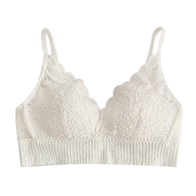 法式蕾丝少女内衣无钢圈纯欲文胸