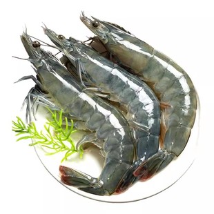 王牌大虾鲜活速冻原盒厄瓜多尔进口大虾白对虾子海虾特大无冰2030
