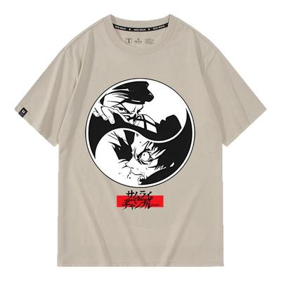 休闲宽松纯棉情侣短袖