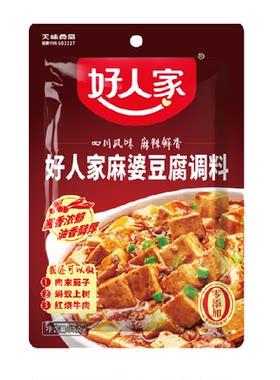 好人家四川风味麻婆豆腐底料80g