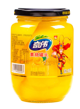 奇伟糖水水果罐头480g