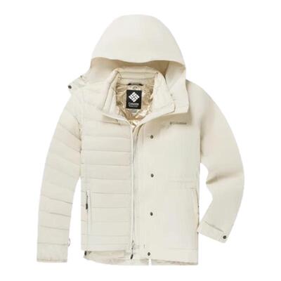 哥伦比亚金点羽绒三合一冲锋衣女