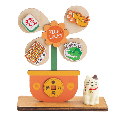 聚宝盆暴富招财摆件工位解压装饰