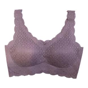 古妃503日本无痕零感内衣舒适养护聚拢镂空瑜伽睡眠背心式文胸女