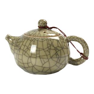 龙泉青瓷西施紫砂壶茶具哥窑茶壶陶瓷单壶带过滤泡茶壶200ml冰裂
