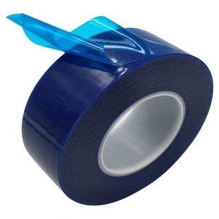PE蓝色蓝膜胶带扒胎安装轮毂保护膜胶带线路板包边蓝色轮圈补胎专用 五金金属塑料保护膜防尘保护膜