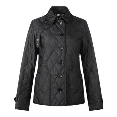 BURBERRY博柏利 女士修身版菱形绗缝棉服上衣外套 8049869