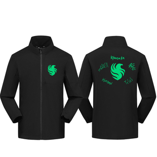 csgo2游戏猎鹰Falcons战队niko小孩签名外套冲锋衣立领上衣男休闲