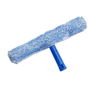 涂水器35厘米毛头上水器双面擦玻璃清洁布黄白棉头替换棉罩塑料架