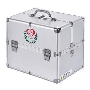 大号家用密码锁药箱手提出诊医药箱美容微整药品收纳箱医疗急救箱