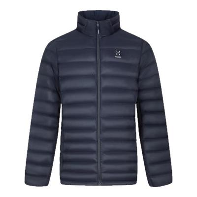 Haglöfs火柴棍Ultralight Down700蓬立领连帽拒水鹅绒排骨羽绒服