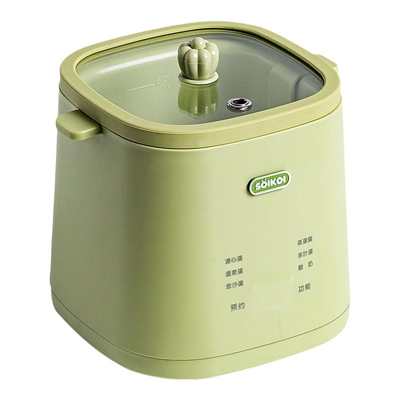SOIKOI司崎库煮蛋器家用小型多功能蒸蛋器神器宿舍自动断电早餐机