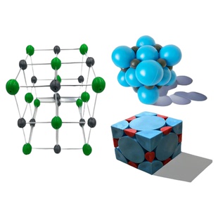 氯化钠晶胞结构模型大学高中化学大型球棍堆积切面微管型学具教具