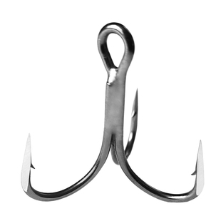 凤九5倍加强黑金刚刀锋三本钩破鳞开背三锚钩路亚铁板倒刺锚鱼钩