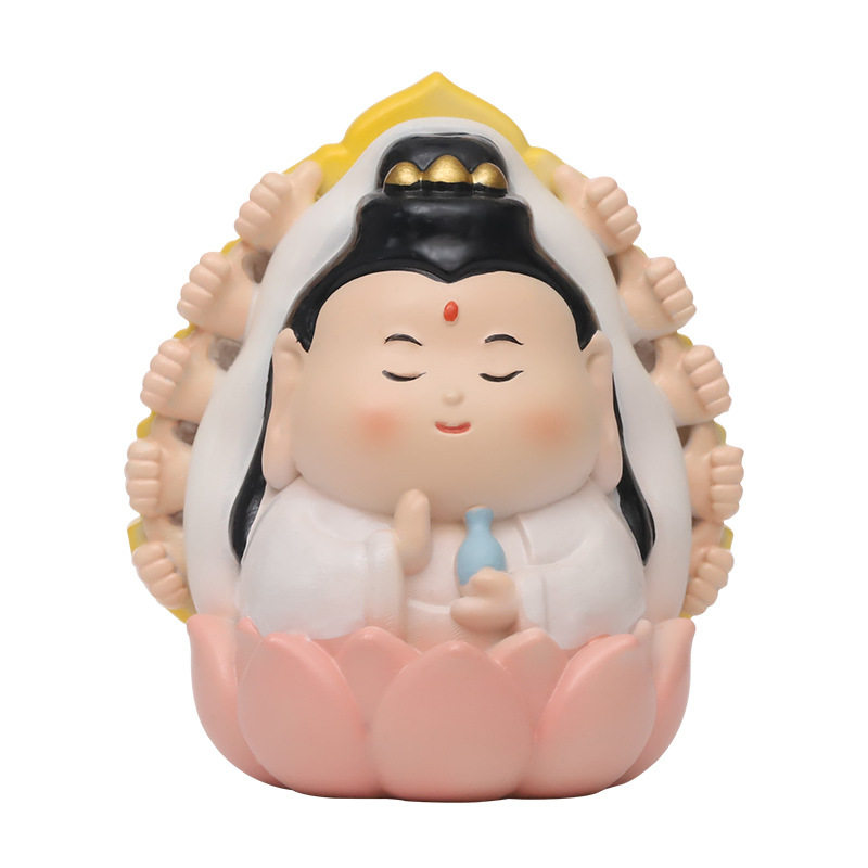 Q版可爱十二生肖本命佛车载摆件