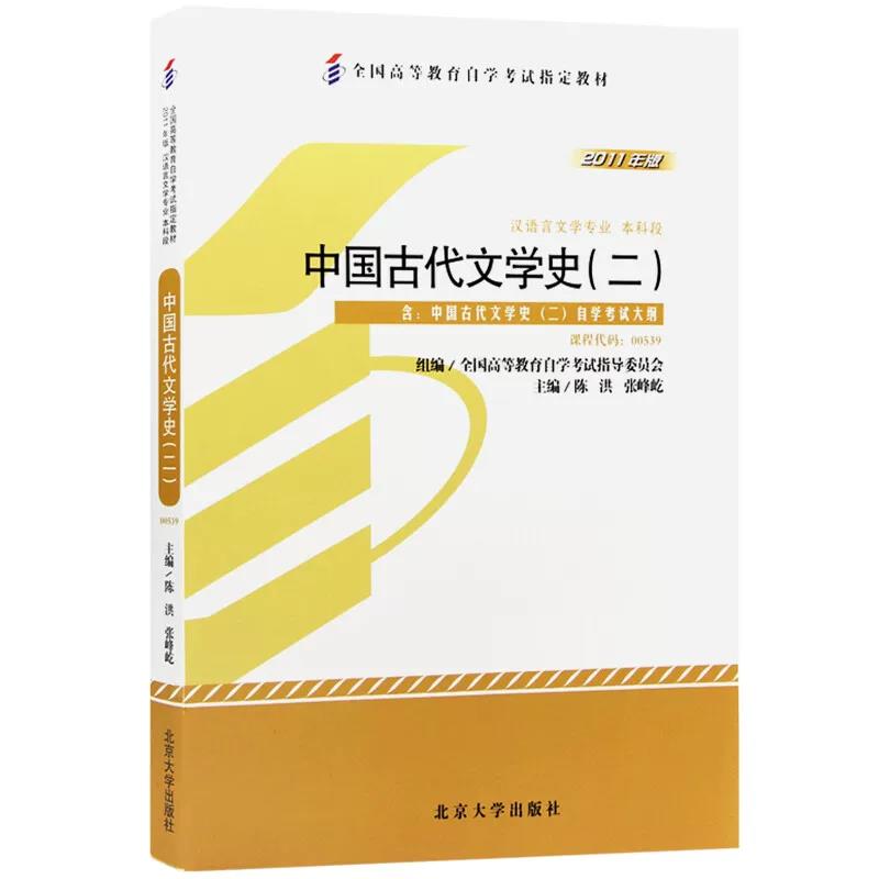 正版中国古代文学史二陈洪张峰屹