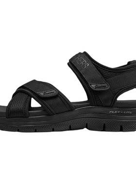 Skechers斯凯奇女鞋复古休闲鞋露趾凉鞋舒适透气户外涉水沙滩鞋
