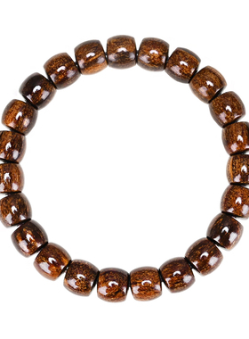 巴布亚贡木沉香手串清香味老料沉水直切龙鳞手链男女同款文玩佛珠