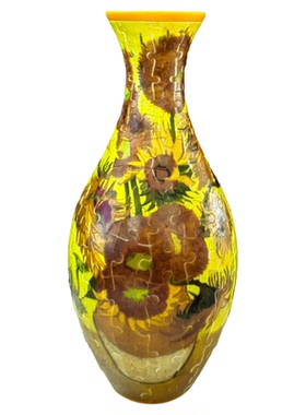 客厅花瓶小摆件DIY拼图花瓶