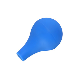 蓝色吸水球玻璃刻度吸管吸球实验室用橡胶吸球吸耳球移液管蓝皮头