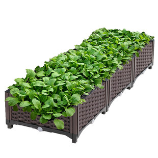 种菜神器家庭阳台加深种植箱花盆长方形特大蔬菜户外月季种树花箱