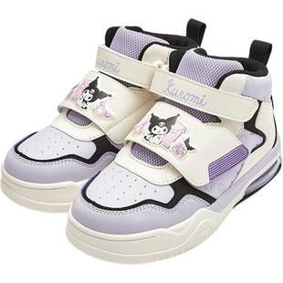 库洛米IP巴拉巴拉女童板鞋中大童宝宝鞋子秋冬季新款童鞋儿童运动