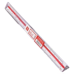 得力三角大比例尺三棱制图室内设计绘图多功能建筑工程专业图纸测量工具画图服装立体平行道路施工比例尺