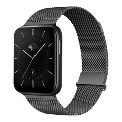 适用oppowatch3表带watchSE/3pro手表OPPO两节双磁吸米兰尼斯智能运动watch2/1手表带金属不锈钢男女款高级感