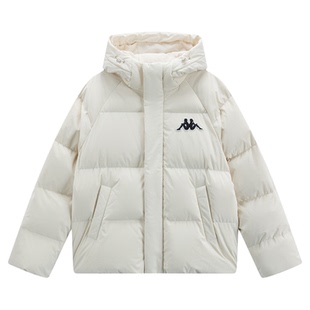 Kappa卡帕背靠背运动羽绒服男女款2026新款冬季保暖潮流百搭外套