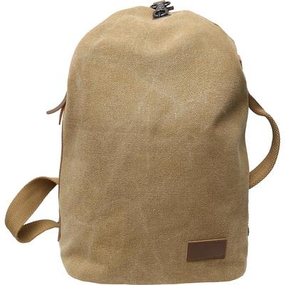 阿哟大容量复古帆布胸包