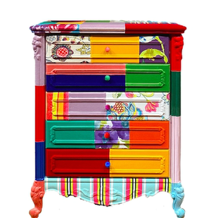 实木五斗柜简约现代收纳抽屉式五斗橱客厅储物柜卧室柜子美式斗柜