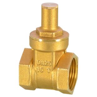 4/6分铜带锁闸阀内三角钥匙开关水阀1寸内丝扣水表前防盗锁闭阀门