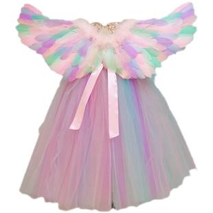 女童礼服万圣节服装生日宴会独角兽公主裙法式钢琴蓬蓬高端连衣裙